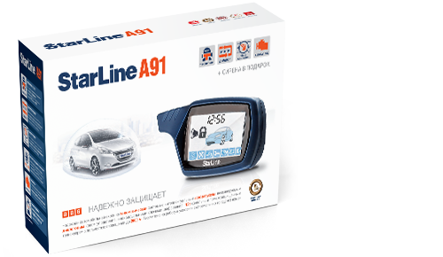 StarLine A91Автомобильнаяохранно-телематическая система