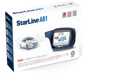StarLine A61 Автомобильнаяохранно-телематическая система