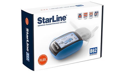 StarLine B62 Dialog FlexАвтомобильнаяохранно-телематическая система