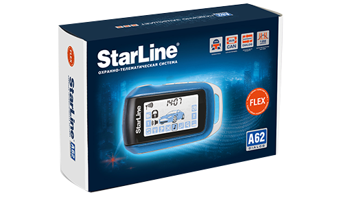 StarLine A62 Dialog FlexАвтомобильнаяохранно-телематическая система