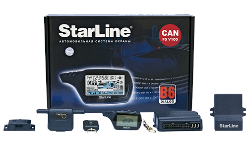 StarLine B6 Dialog CAN F5 V100Автомобильнаяохранно-телематическая система