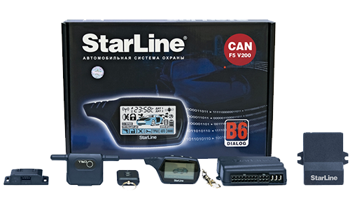 StarLine B6 Dialog CAN F5 V200Автомобильнаяохранно-телематическая система