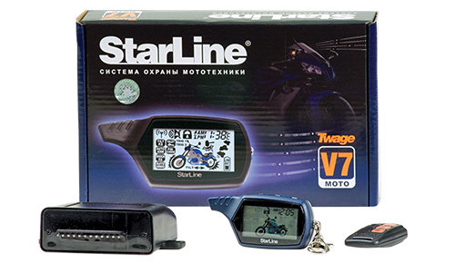 StarLine  MOTO V7 GSM-GPSОхранная системадля защиты мототранспорта